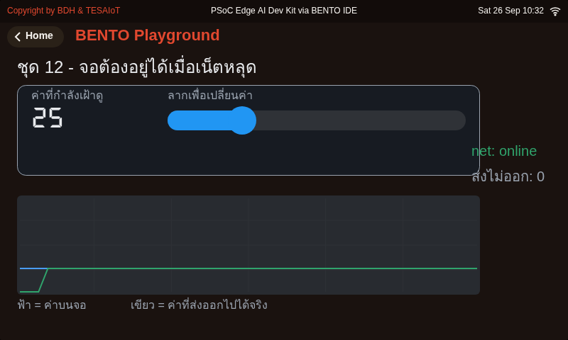 หน้าจอของ 05_hmi_survives_offline.py: เน็ตหลุดแล้วจอต้องยังทำงาน